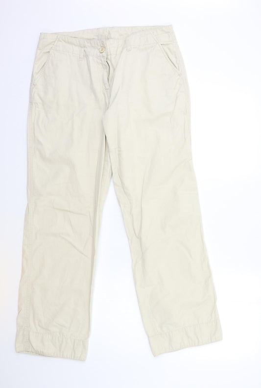 ETHLE AUSTIN Womens Beige   Trousers  Size 32 in L31 in