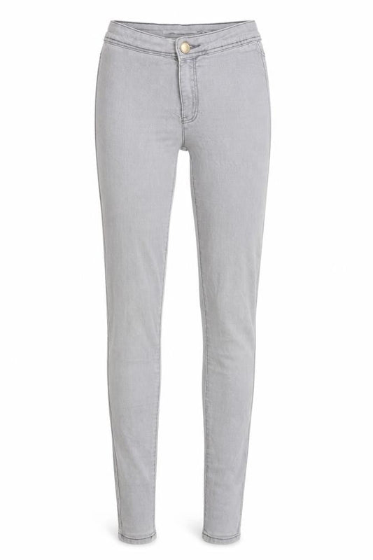 Womens Grey  Denim Skinny Jeans Size 23 in L31 in