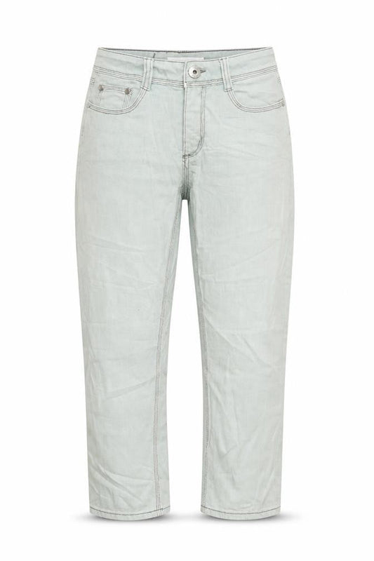Preworn Womens Blue  Denim Cropped Jeans Size 10 L28 in