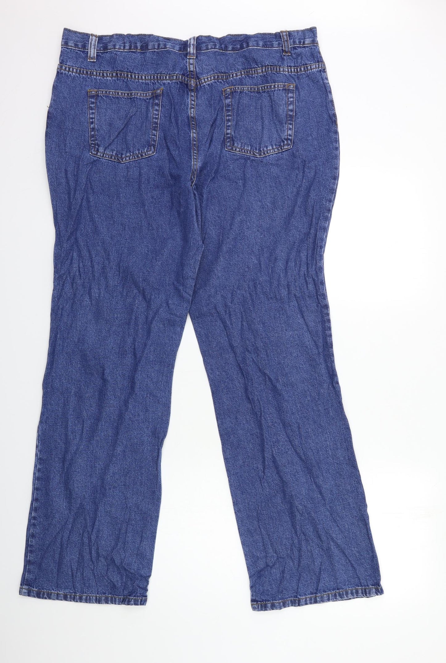Preworn Womens Blue  Denim Snow Pants Trousers Size 18 L31 in