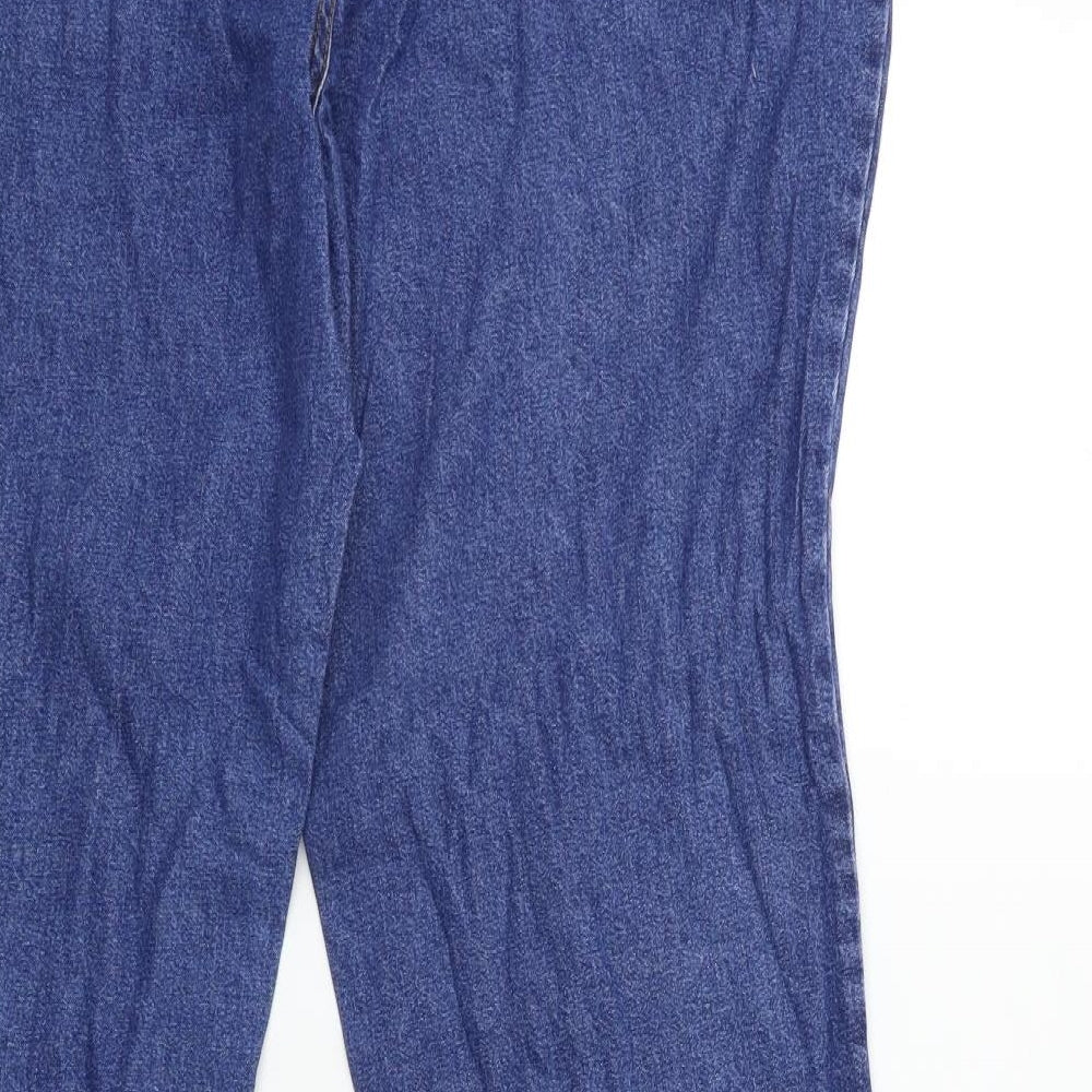 Preworn Womens Blue  Denim Snow Pants Trousers Size 18 L31 in