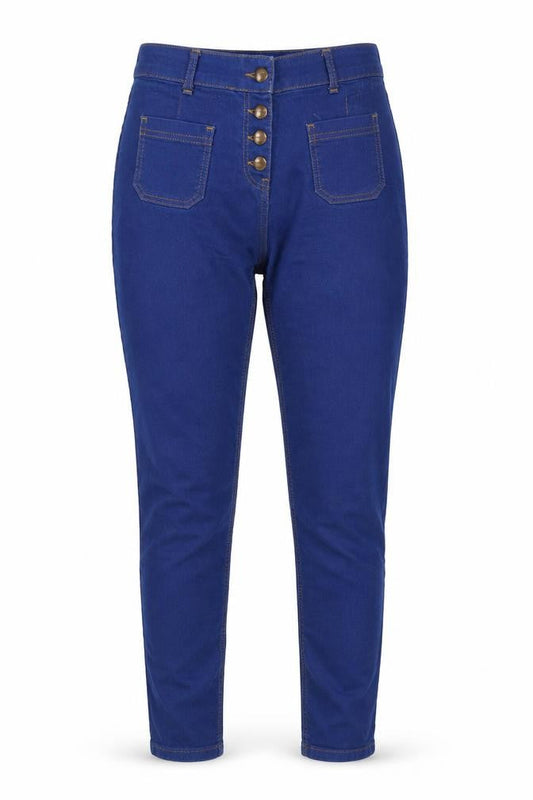 MISSO Womens Blue  Denim Skinny Jeans Size 32 in L30 in