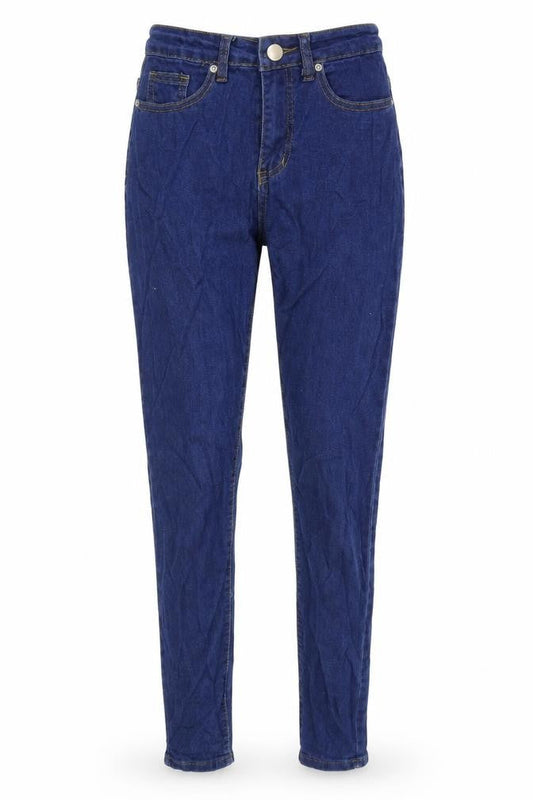 Boohoo Womens Blue  Denim Skinny Jeans Size 6 L28 in