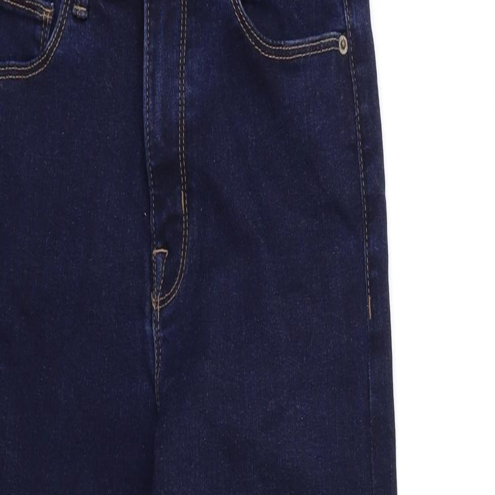 Marks and Spencer Womens Blue  Denim Skinny Jeans Size 8 L26 in