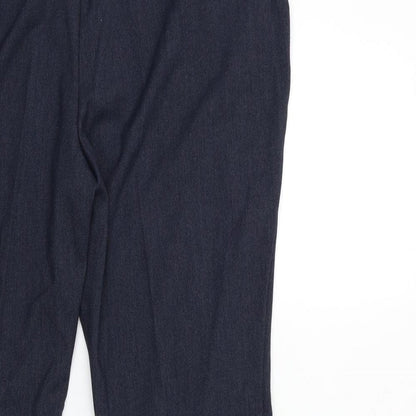 Bonmarché Womens Blue Trousers Size 18 L25 in