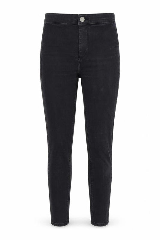 Topshop Womens Black  Denim Skinny Jeans Size 26 in L30 in