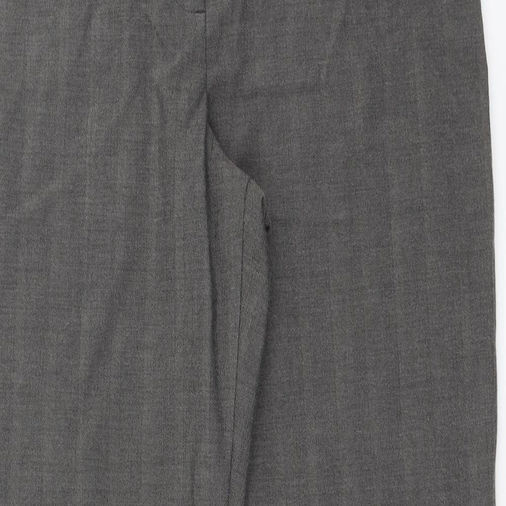 Marks and Spencer Womens Grey   Trousers  Size 14 L28 in
