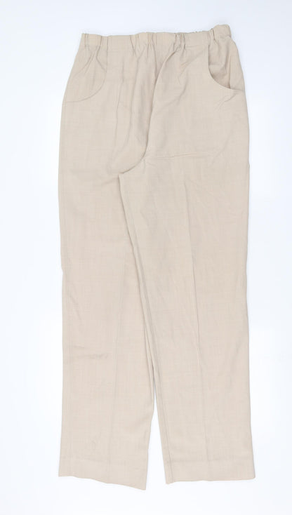 Preworn Womens Beige   Trousers  Size 32 in L32 in