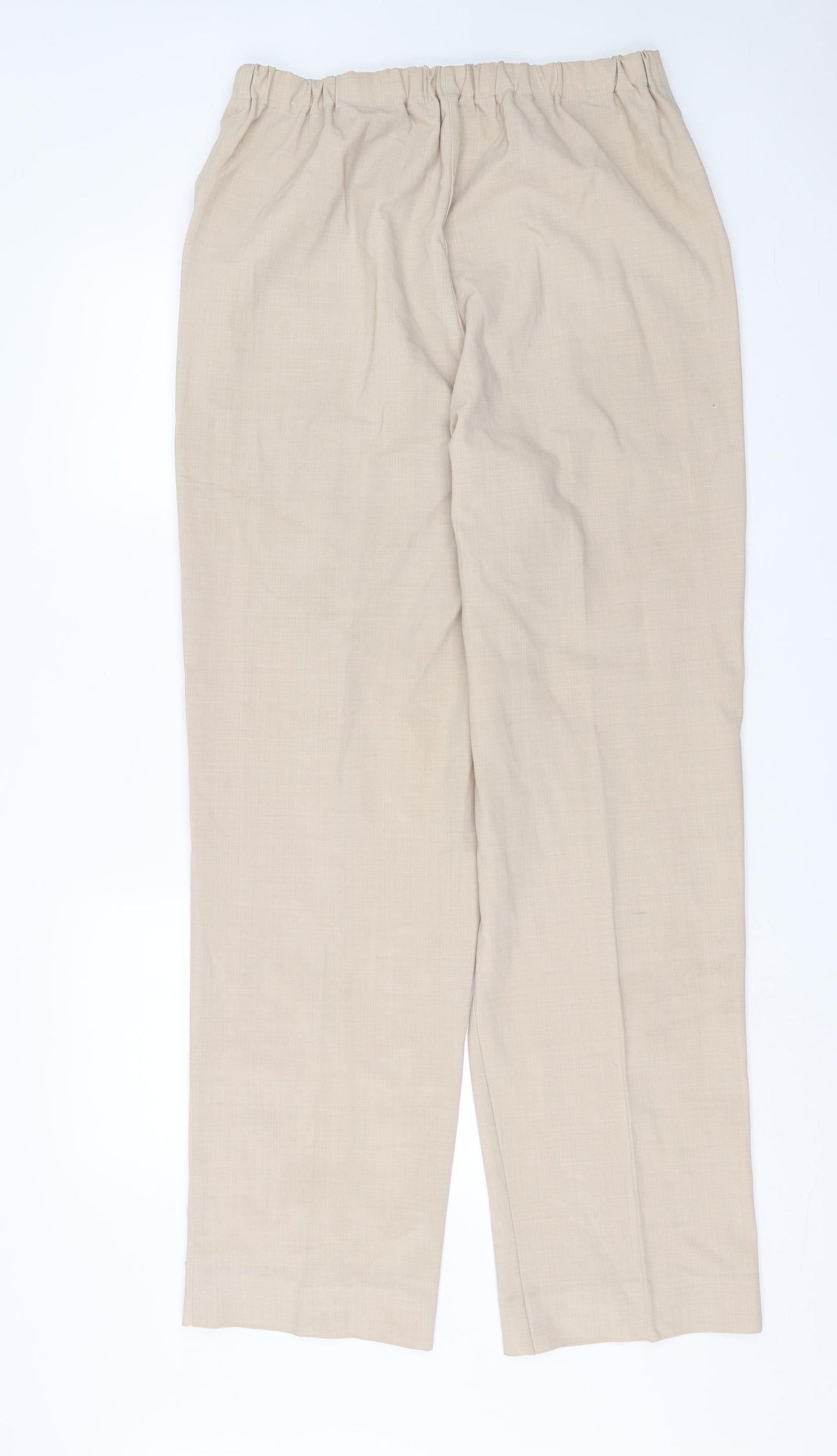 Preworn Womens Beige   Trousers  Size 32 in L32 in