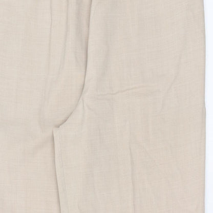 Preworn Womens Beige   Trousers  Size 32 in L32 in