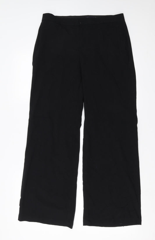Marks and Spencer Womens Black   Trousers  Size 12 L30 in