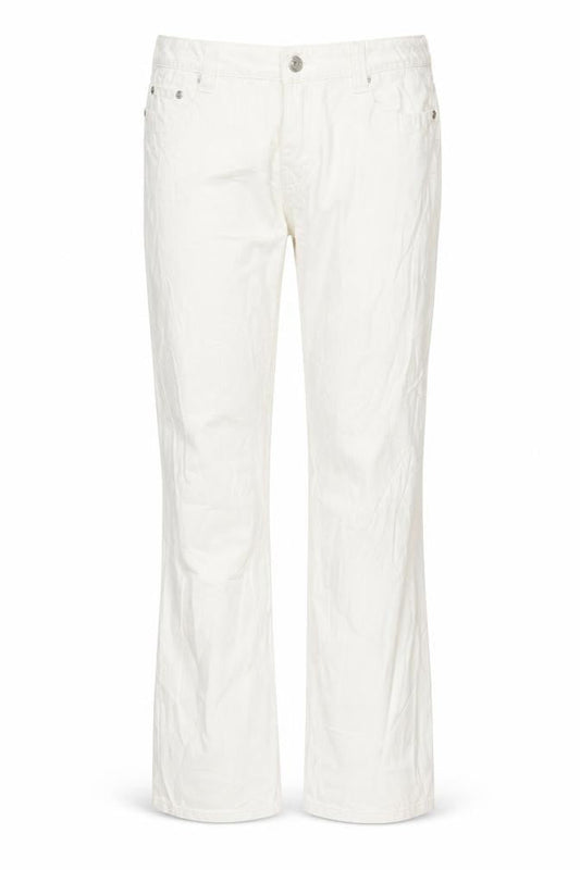 Ando Jeans Womens White  Denim Straight Jeans Size XL L30 in