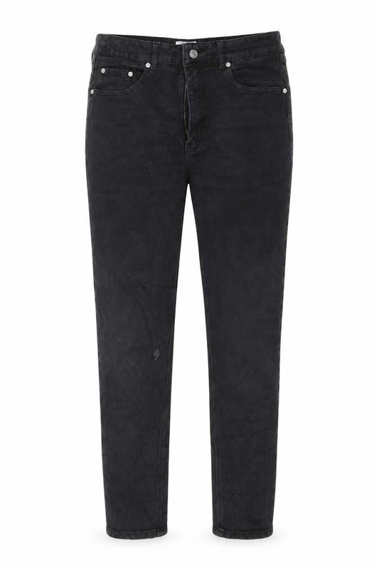 Front view of Canada women’s black denim skinny jeans, size UK 30, 26-inch leg