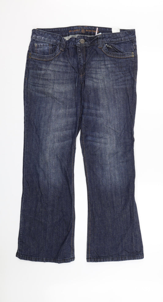 st Oliver Womens Blue  Denim Bootcut Jeans Size 44 in L27 in