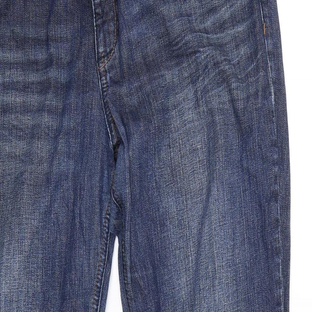 St Oliver Womens Blue  Denim Bootcut Jeans Size 44 L27 in