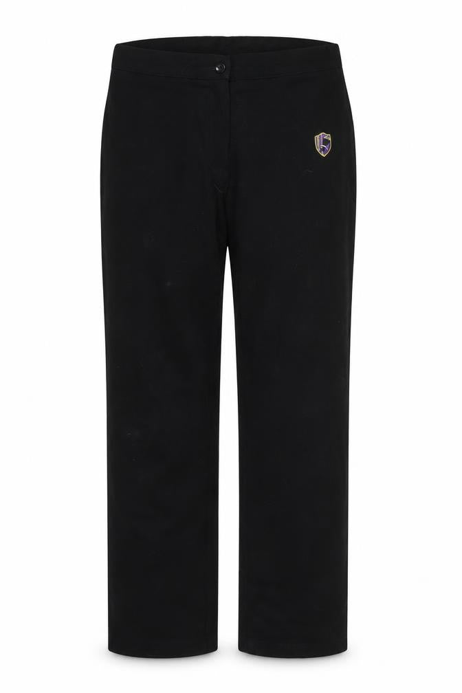 Preworn Girls Black   Capri Trousers Size M