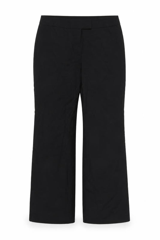 Basics Womens Black   Capri Trousers Size 10 L31.5 in
