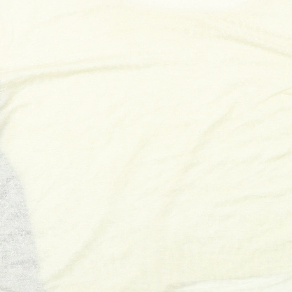Preworn  Womens Ivory   Basic T-Shirt Size L
