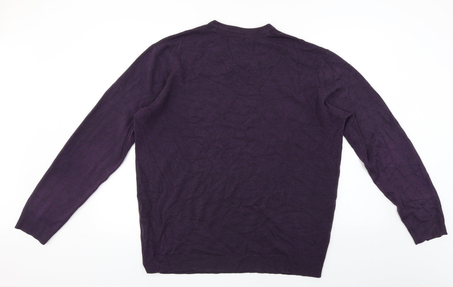 M&Co Womens Purple   Pullover Jumper Size XL