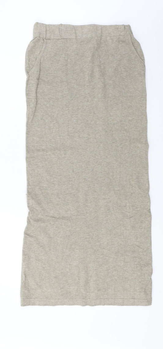 Preworn  Womens Beige   Bandage Skirt Size 28 in