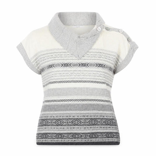 Marks & Spencer  Womens Beige Striped  Pullover Jumper Size 12