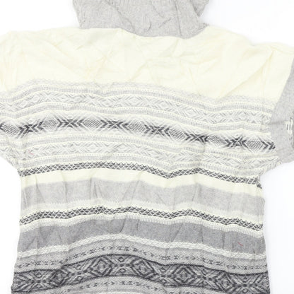 Marks & Spencer  Womens Beige Striped  Pullover Jumper Size 12