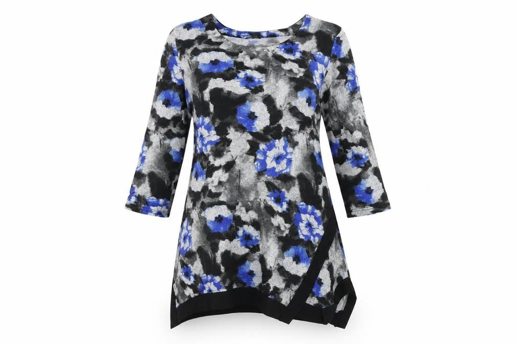 Preworn  Womens Grey Floral  A-Line  Size 12