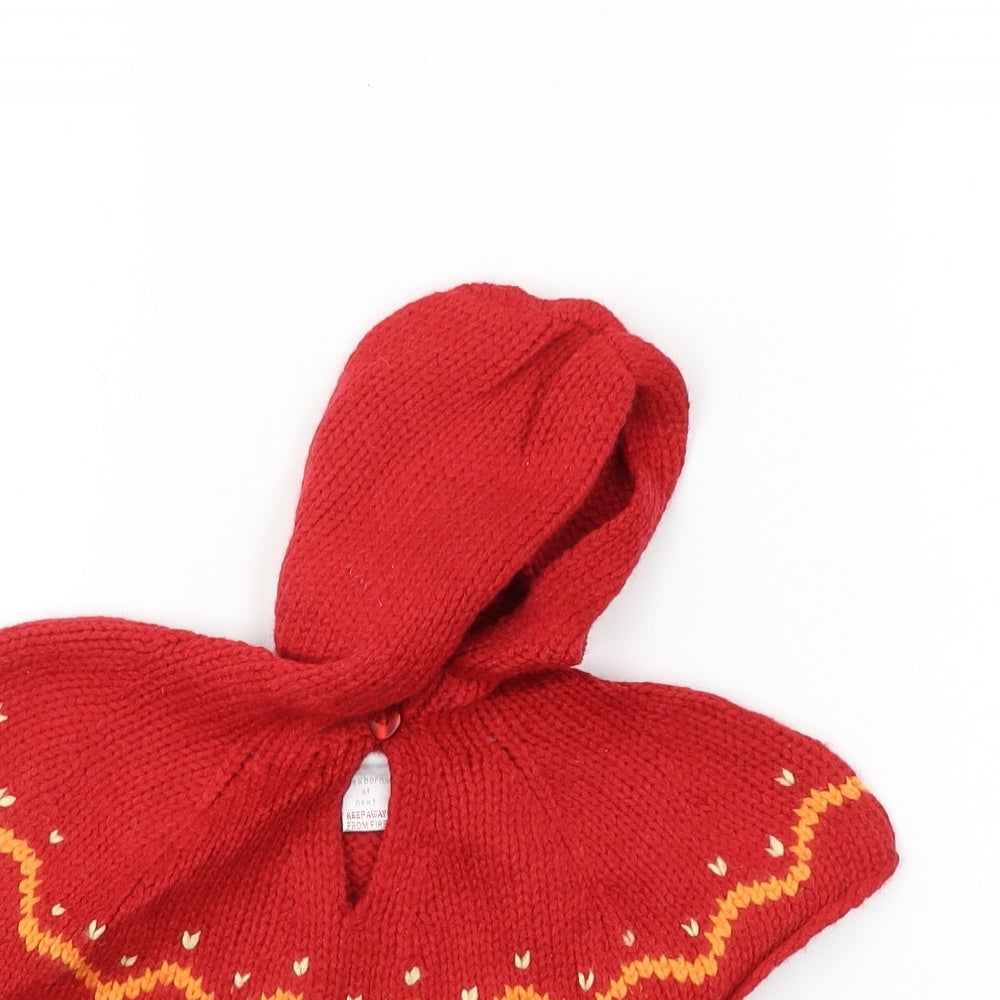 NEXT  Girls Red   Pullover Jumper Size 3-6 Months