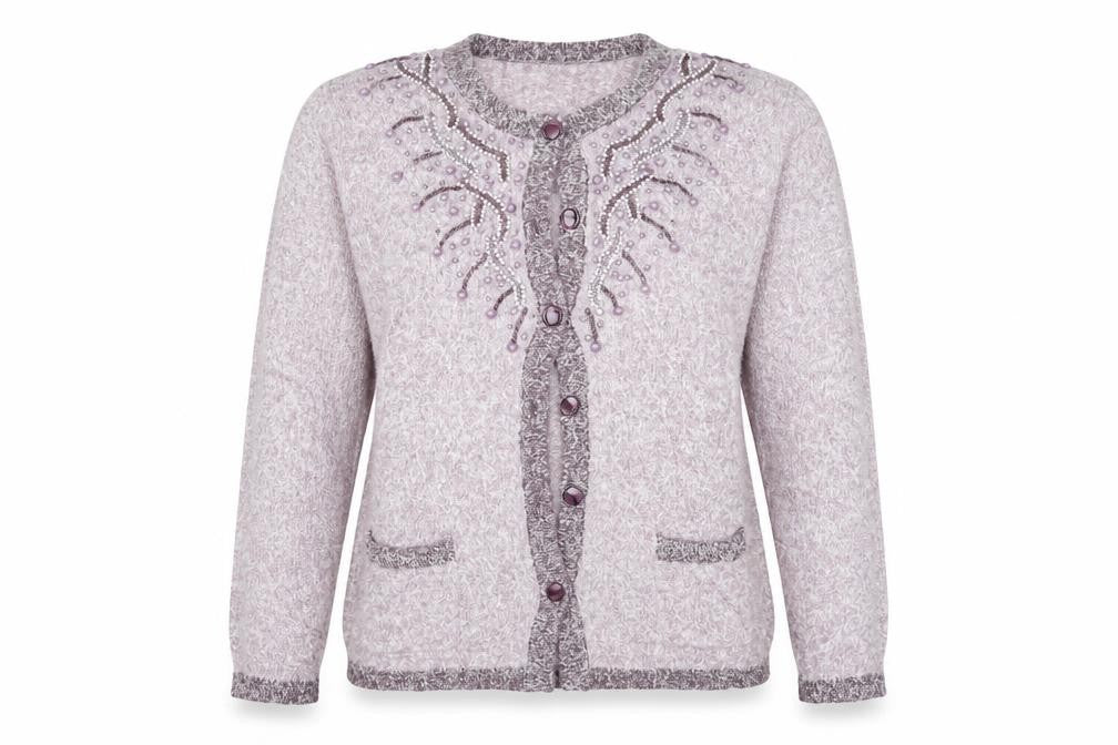 paramour Womens Purple   Cardigan Jumper Size L