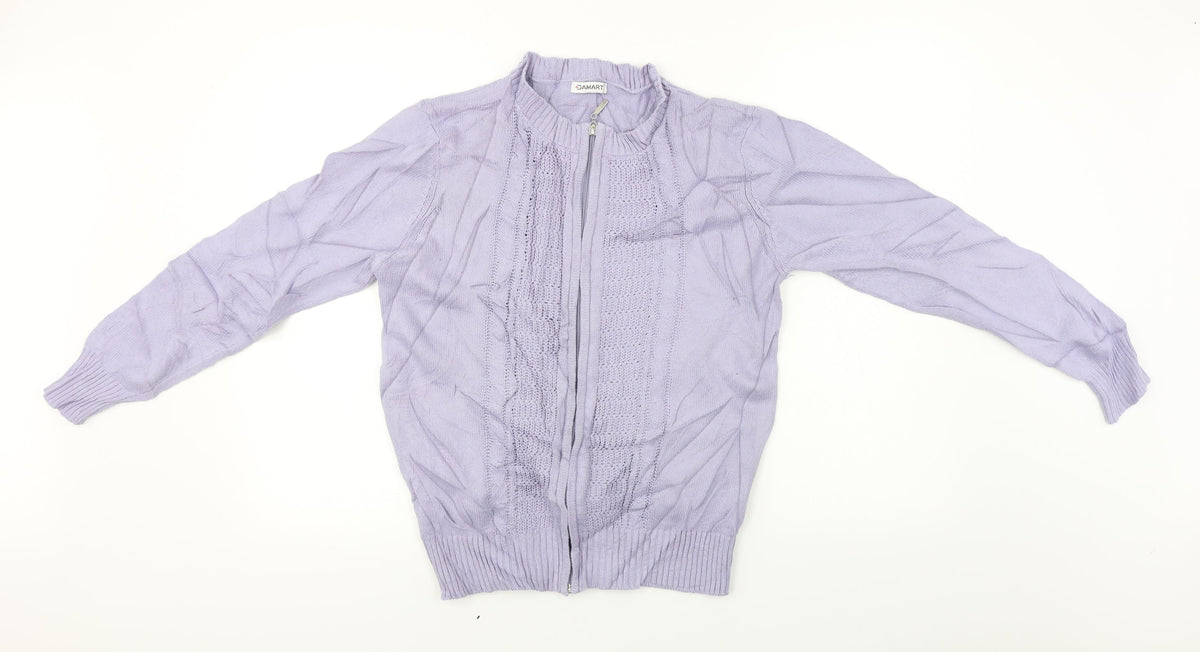 Damart  Womens Purple   Jacket Coat Size 10