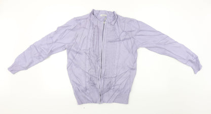 Damart  Womens Purple   Jacket Coat Size 10