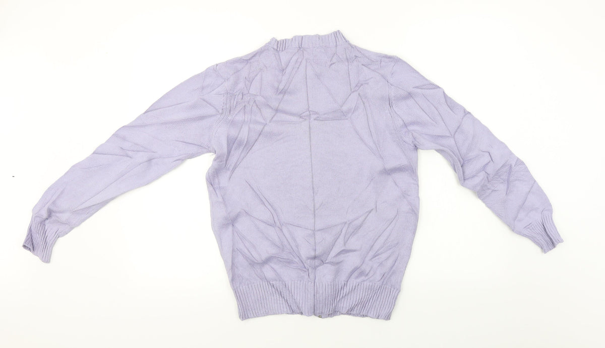 Damart  Womens Purple   Jacket Coat Size 10