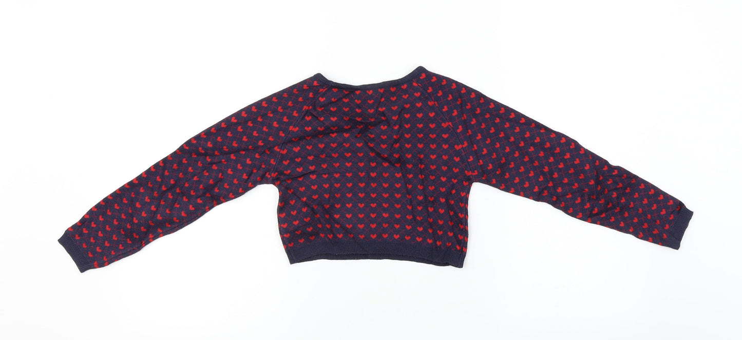 YD Girls Blue   Pullover Jumper Size 7-8 Years