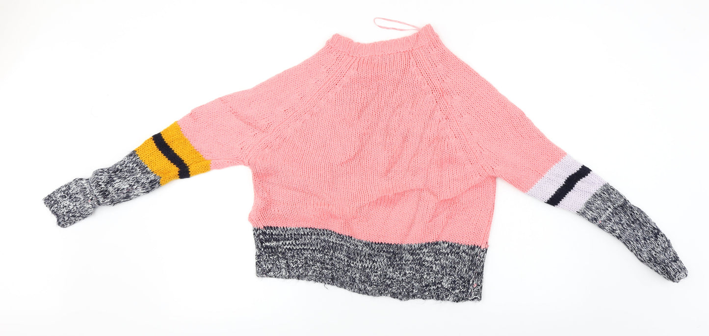 QED London  Womens Pink   Pullover Jumper Size M
