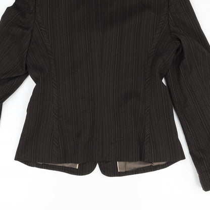 Next Womens Brown   Jacket Suit Size 10