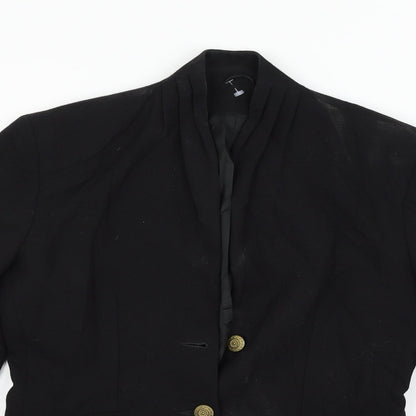 BHS Womens Black   Jacket Blazer Size 10