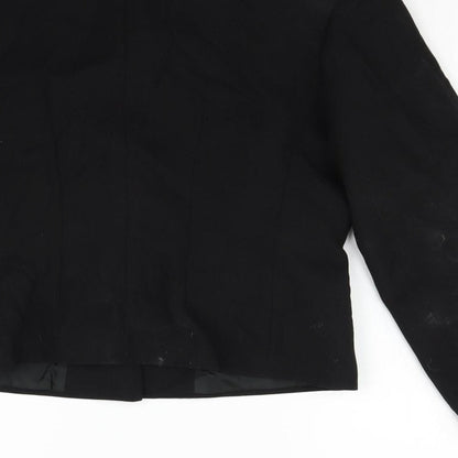 BHS Womens Black   Jacket Blazer Size 10