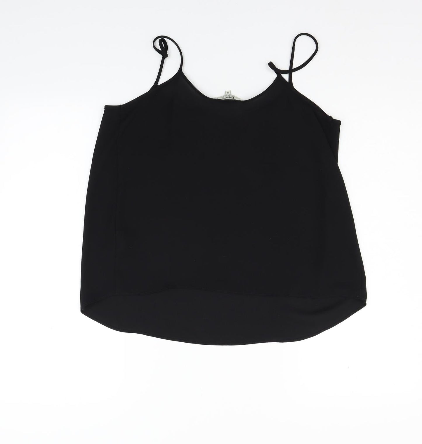 Papaya Womens Black   Basic Blouse Size 12