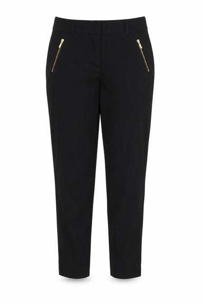 Front view of Papaya women’s beige trousers, size UK 12, 25-inch leg