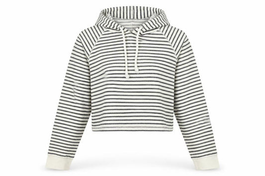 Divided by H&M Womens White Striped  Pullover Jumper Size S