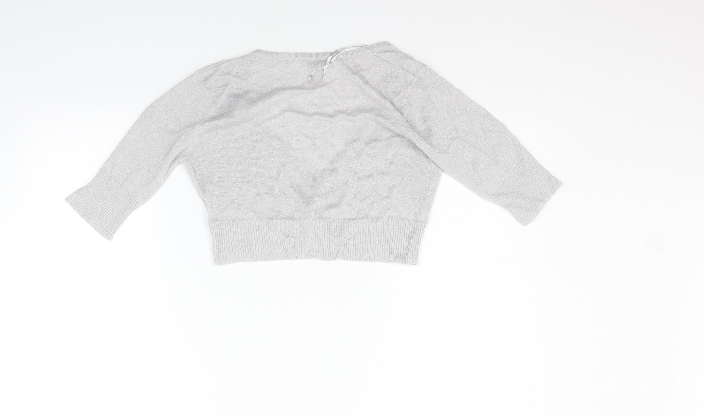 New Look Womens Grey   Cardigan Jumper Size L