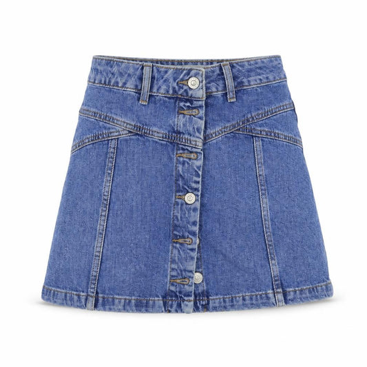 Topshop Womens Blue   A-Line Skirt Size 6