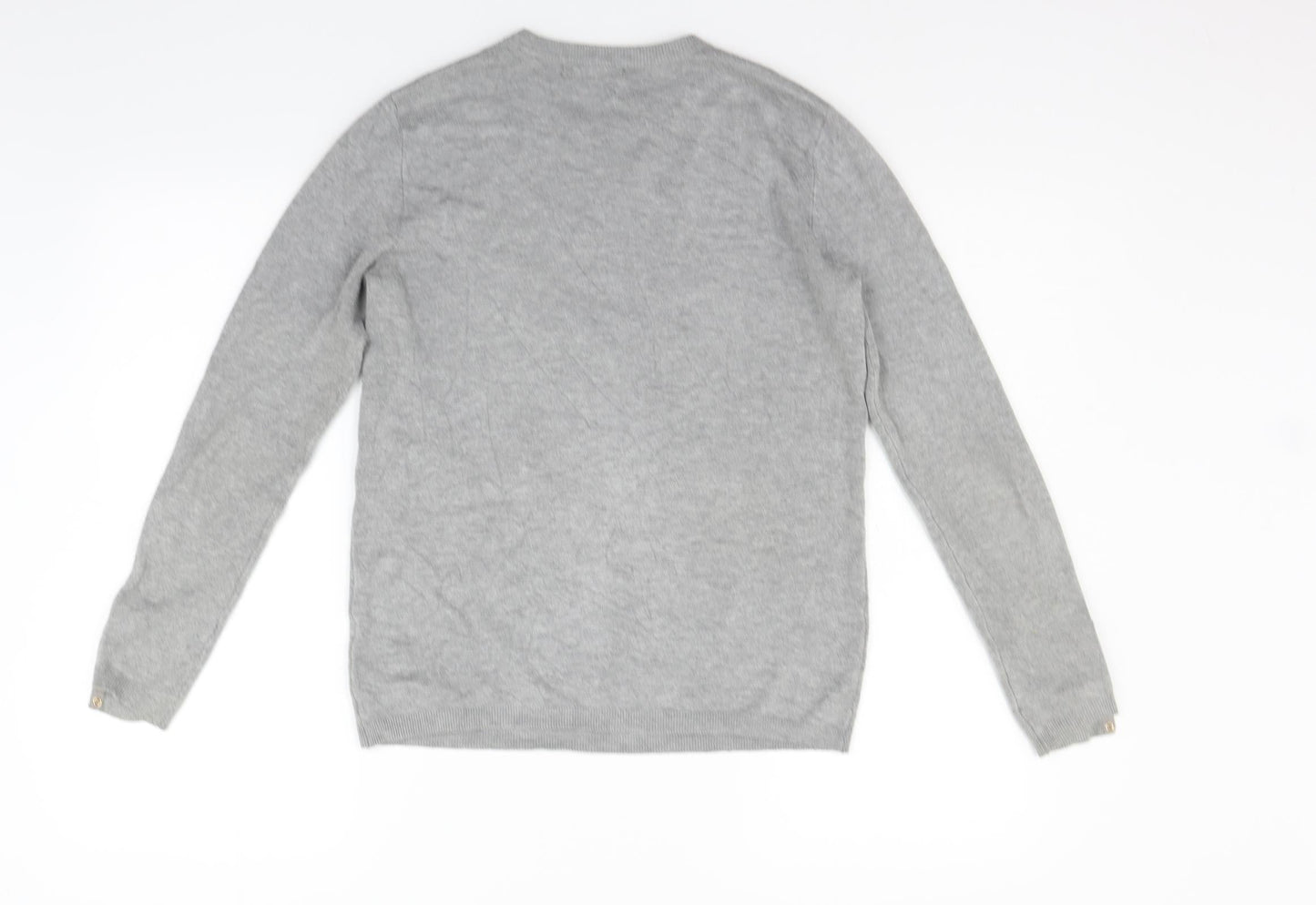 Zara Womens Grey   Pullover Jumper Size M