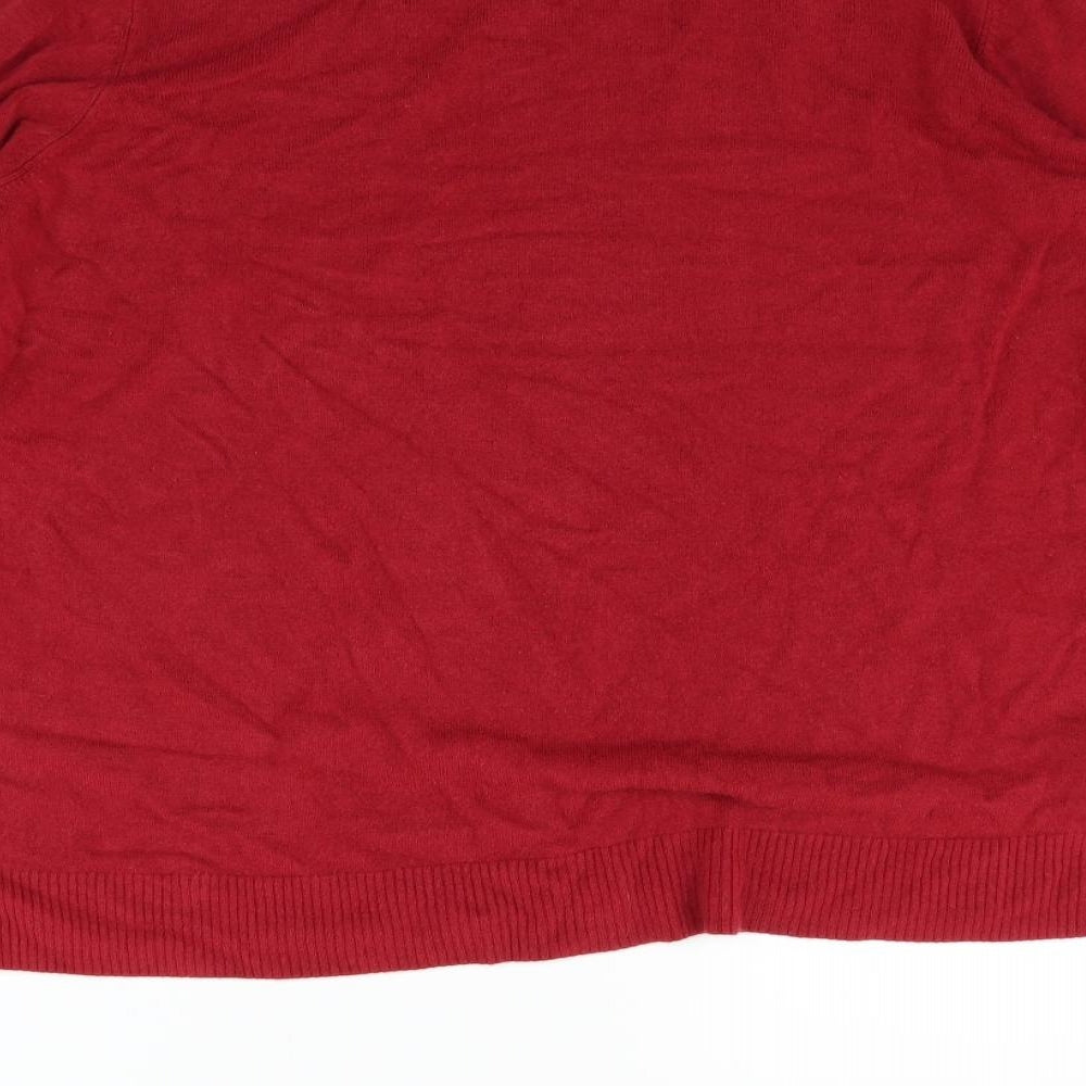 Marks and Spencer Womens Red   Pullover Jumper Size 20