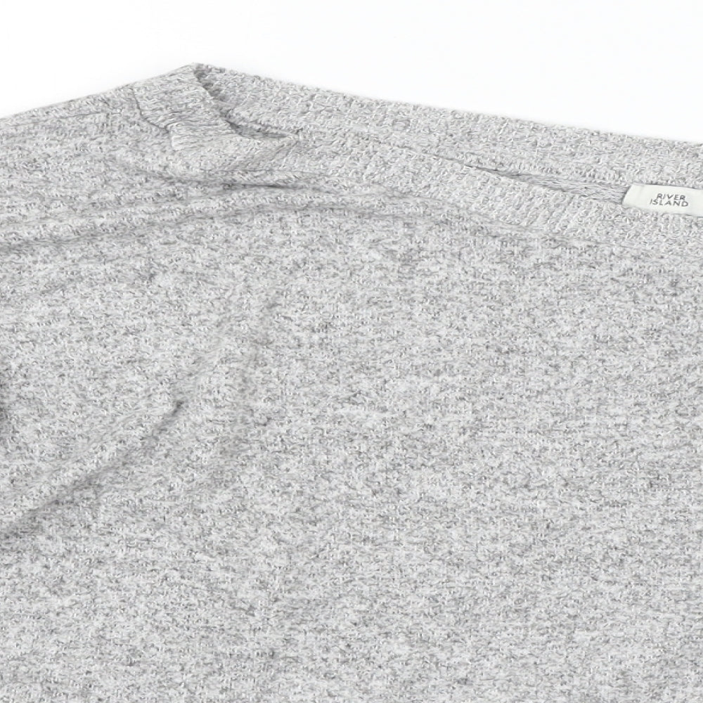 River Island Womens Grey   Pullover Jumper Size 12