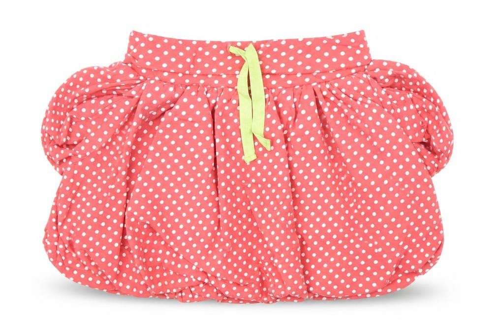 Marks & Spencer Girls Pink Polka Dot  Pleated Skirt Size 5-6 Years