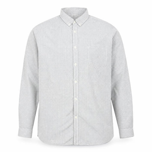 Primark Mens Grey Check   Button-Up Size 2XL
