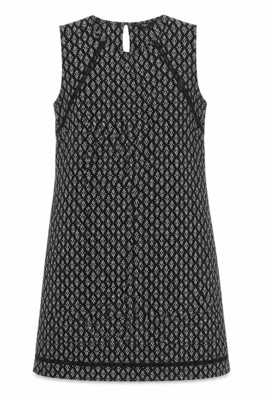 NEXT Womens Black Argyle/Diamond  Shift  Size 12