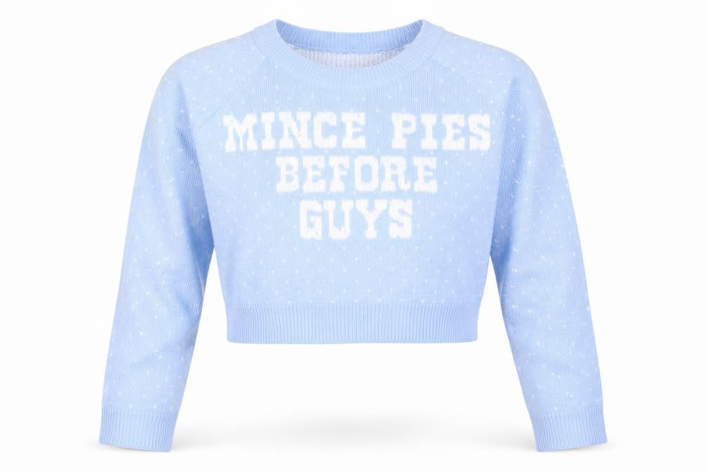 Missguided Womens Blue Fair Isle  Pullover Jumper Size M