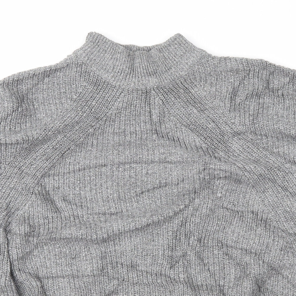 Divided Womens Grey   Pullover Jumper Size S